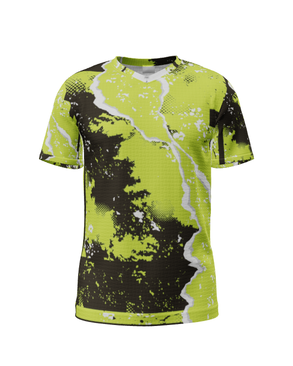 Green Crack V Neck SS