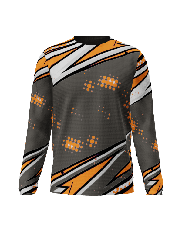 Comic Orange LS Crew