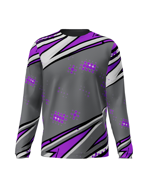 Comic Purple LS Crew