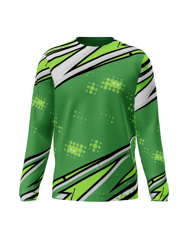 Comic Green LS Crew