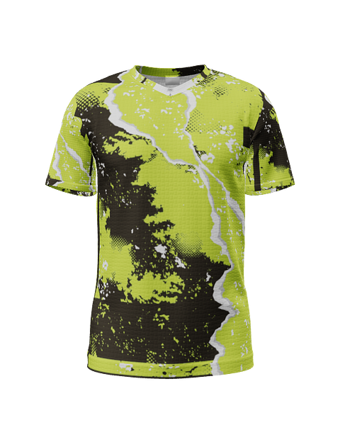Green Crack V Neck SS