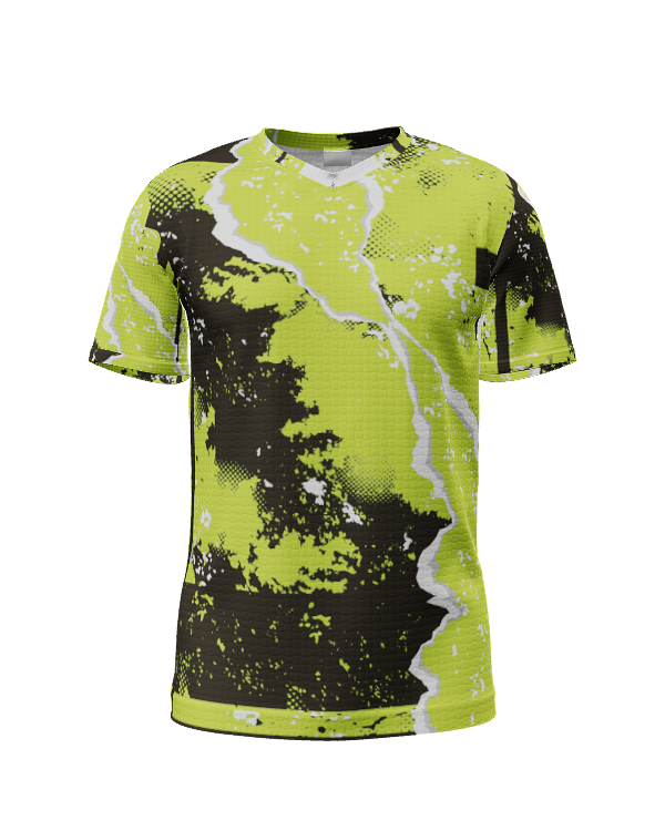 Green Crack V Neck SS