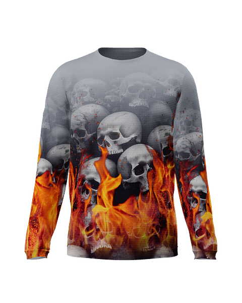 Skull N Fire LS Crew