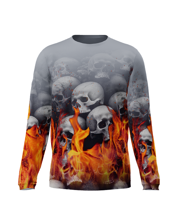 Skull N Fire LS Crew