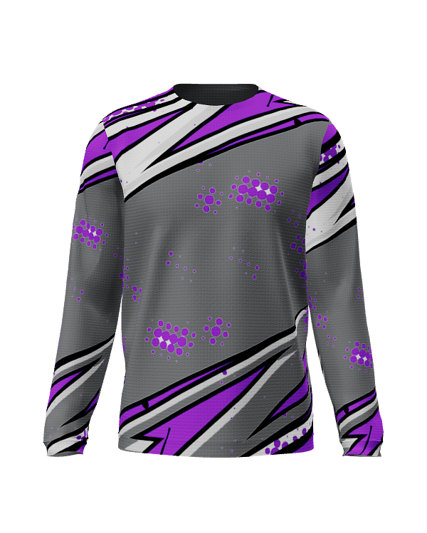 Comic Purple LS Crew