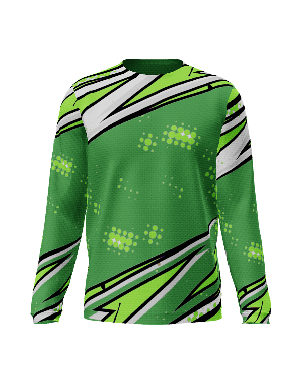 Comic Green LS Crew