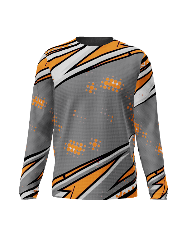 Comic Orange LS Crew